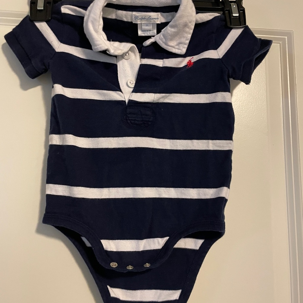 Ralph Lauren Baby BOY ONESIE. Size SM.